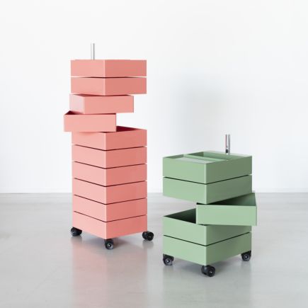 Cómoda sobre Ruedas ‘360º’ Rosa Alto Verde
