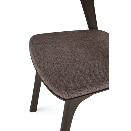 Imagen de Detalle Asiento Silla de Roble Marrón Bok