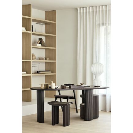 Ambiente Silla de Roble Marrón Bok