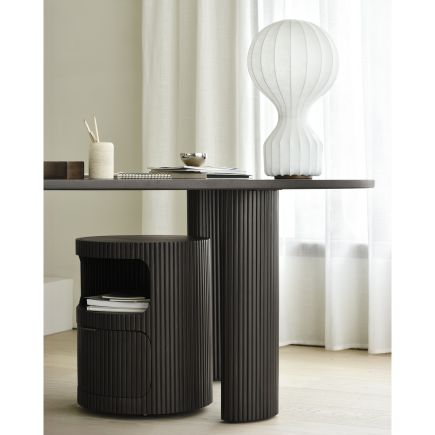 Ambiente Escritorio Caoba Boomerang 200 cm