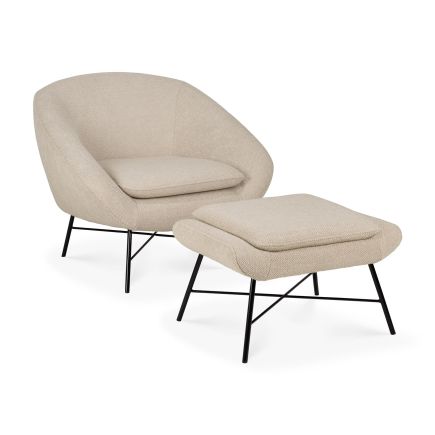 Reposapiés Pie de Metal Barrow Con Sillón