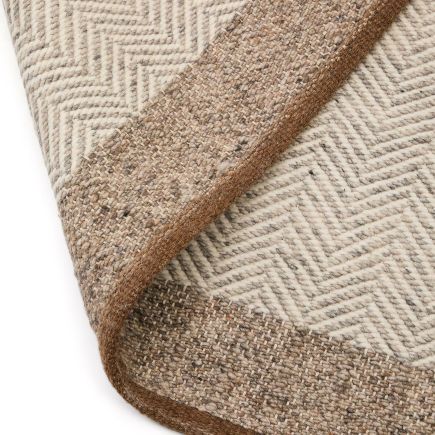 Imagen de Detalle Alfombra Lana Beige ‘Nifelia’ 200