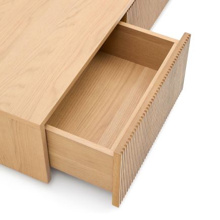Imagen de Detalle Cajón Mueble TV Roble Helvine