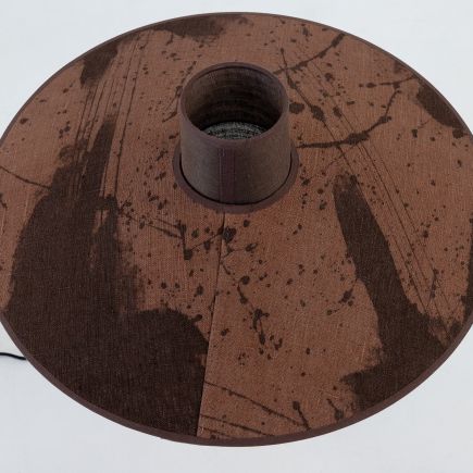 Imagen de Detalle Pantalla Lámpara de Mesa Terracota ‘Thesee’