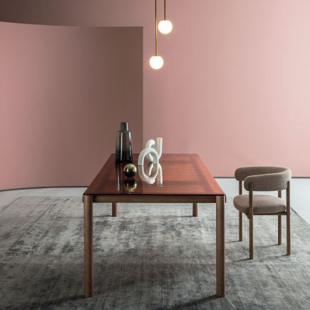 Foto en Ambiente Mesa de Comedor de Cristal ‘Pols’ Ambra
