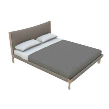 Vista Lateral Derecha Cama Tapizada ‘Mizu’ Peq