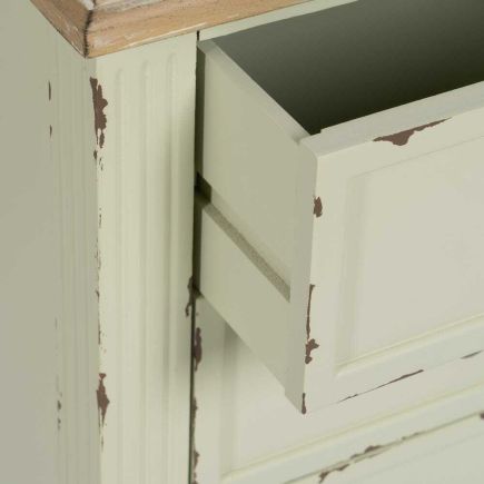 Imagen de Detalle Mesita de Noche ‘Motte’ Cajón Abierto
