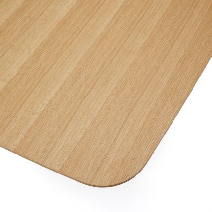 Detalle del sobre Mesa de Comedor de Chapa de Roble ‘Litto’ 200