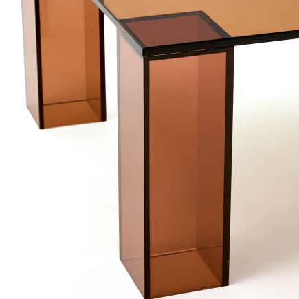 Imagen de Detalle Patas Mesa de Centro Marrón Adularia