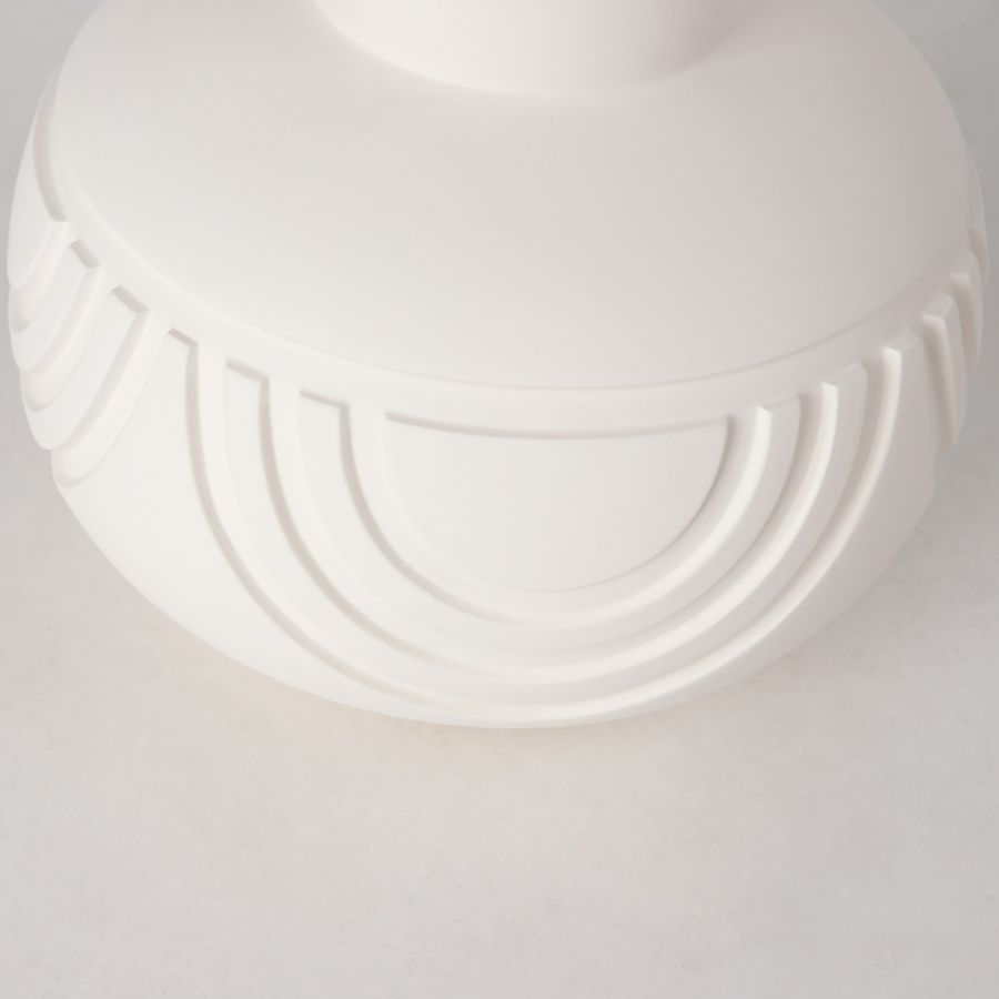 White Ceramic Vase 'Dutertre'