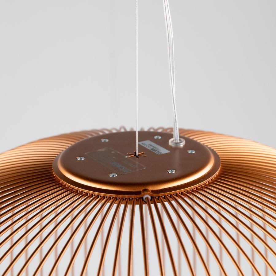 Spokes 2 MIDI' Steel Ceiling Lamp