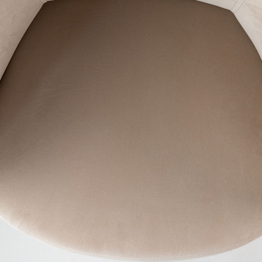 Velvet swivel armchair 'Chassagne'