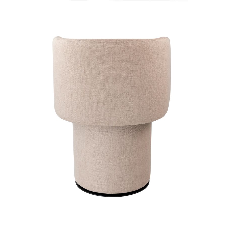 Velvet swivel armchair 'Chassagne'