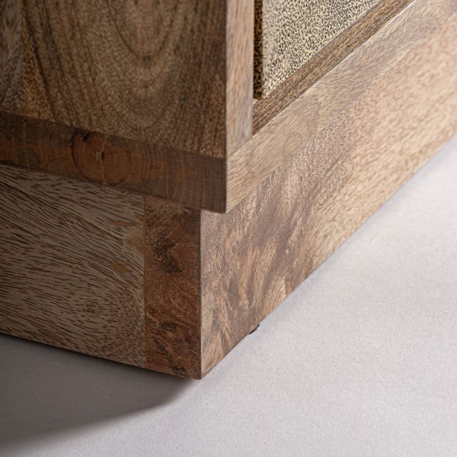 Wood and Brass 'Delporte' Sideboard