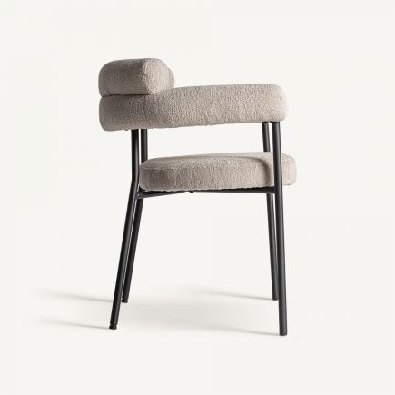 Vista Lateral Derecha Silla con Reposabrazos Piron