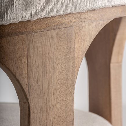 Imagen de Detalle Madera Sillón Lounge Chabaud