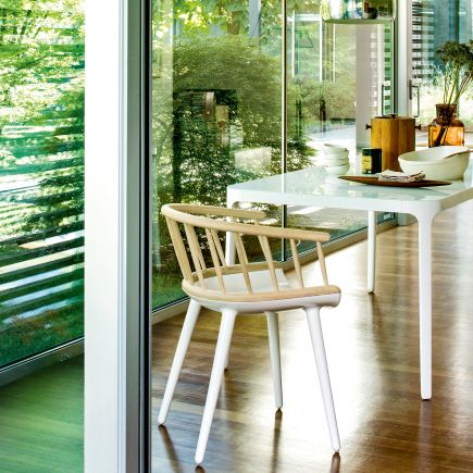 Foto en Ambiente Sillón de Madera ‘Cyborg’ Natural Blanco Comedor