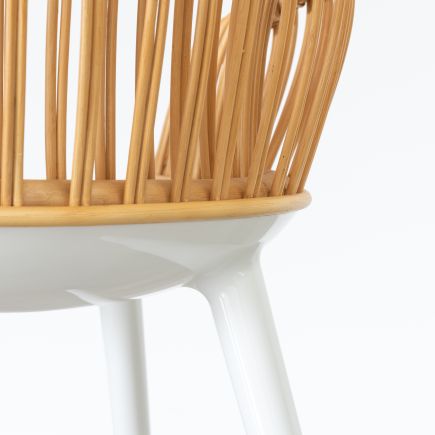 Imagen de Detalle Sillón de Mimbre ‘Cyborg’ Natural Respaldo