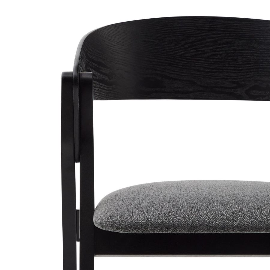 Dining Chair Black Finish 'Godia'