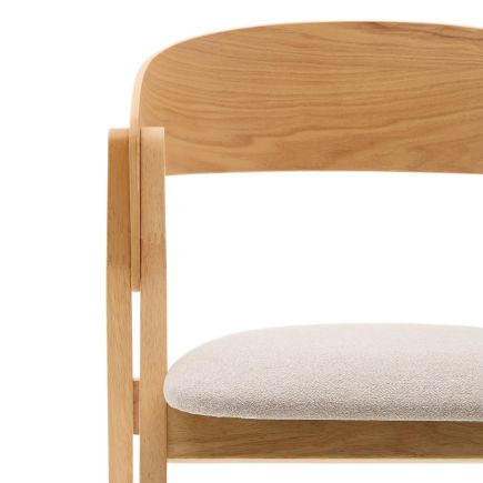 Imagen de Detalle Silla de Comedor Acabado Natural ‘Godia’