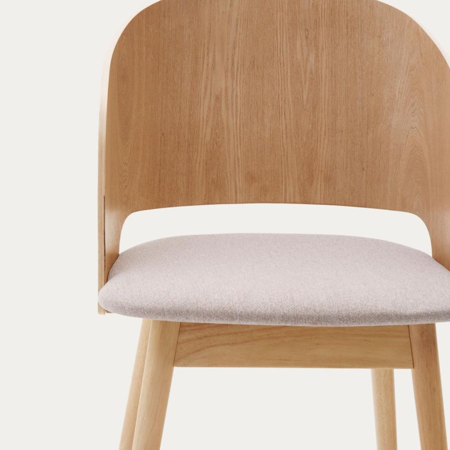 Dining Chair Natural Finish 'Senoa'