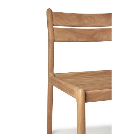 Imagen de Detalle Frontal Silla Exterior Teca Jack