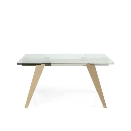 Vista Lateral Izquierda Mesa Comedor Extensible ‘Tavolo Wood’