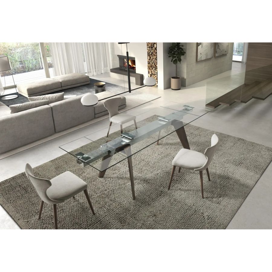 Extendable Dining Table 'Tavolo Wood'