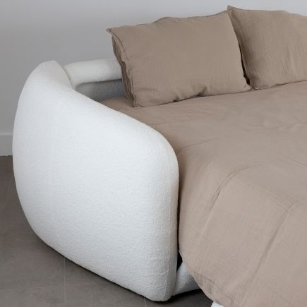 Foto en Ambiente Sofá Cama ‘Maryam’ Blanco Abierto