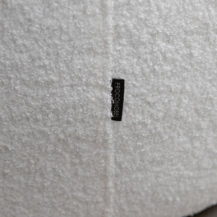 Imagen de Detalle Sofá Cama ‘Maryam’ Blanco Etiqueta