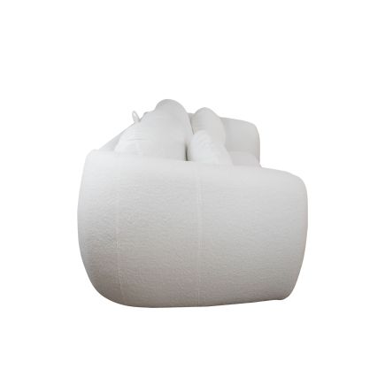Vista Lateral Izquierda Sofá Cama ‘Maryam’ Blanco