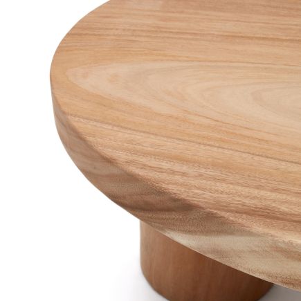 Imagen de Detalle Mesa de Centro de Madera ‘Mosi’ Cerca