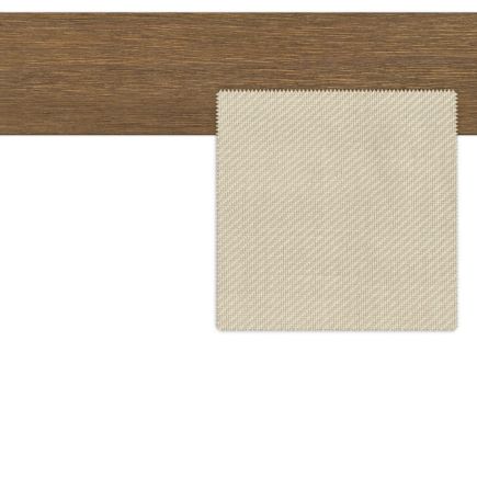 Detalle de Tela Sunbed Individual de Teca ‘Cruise’ Beige