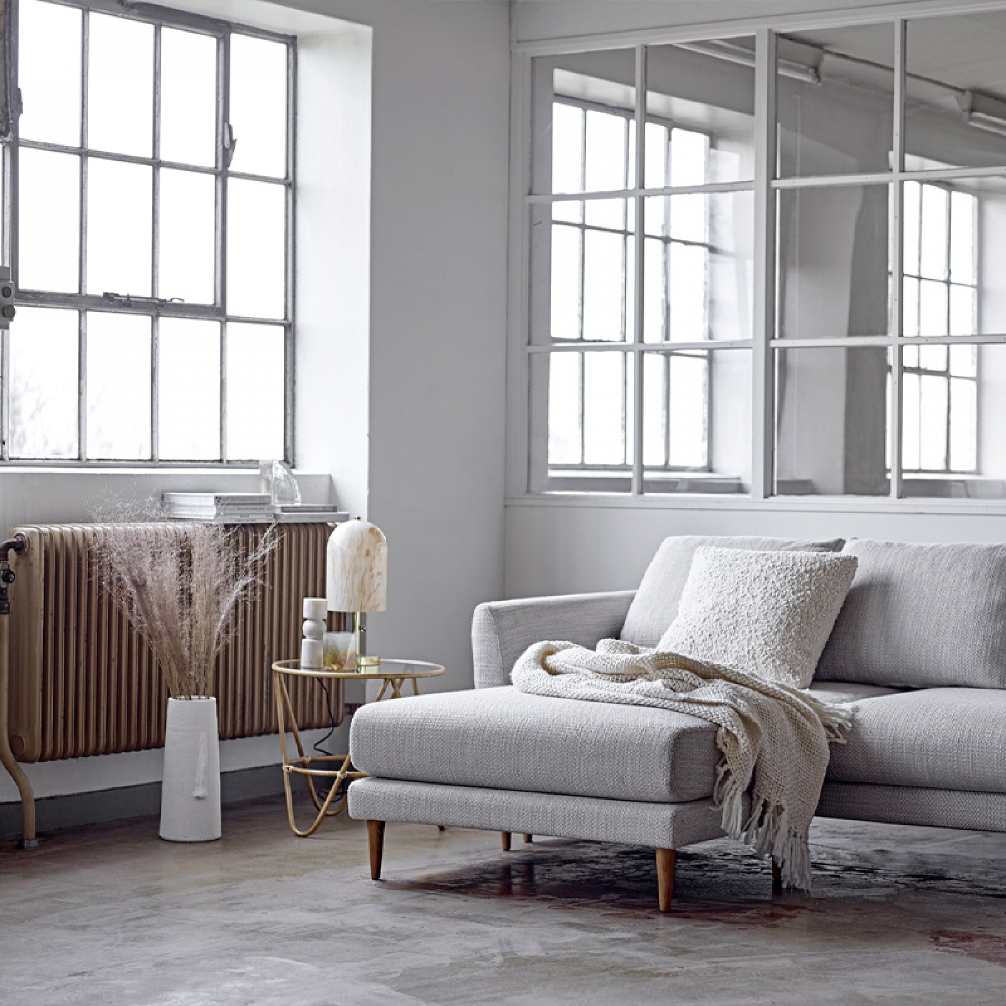 Jarrón Decorativo Terracota Blanco ‘Gurun’