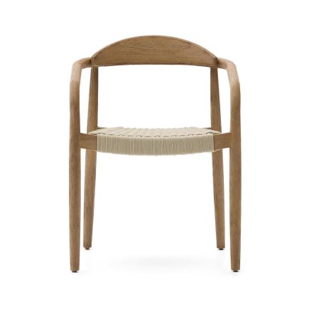 Silla de Exterior Madera ‘Nina’ Crudo