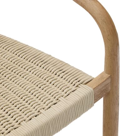 Silla de Exterior Madera ‘Nina’ Crudo