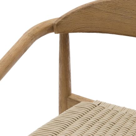 Silla de Exterior Madera ‘Nina’ Crudo
