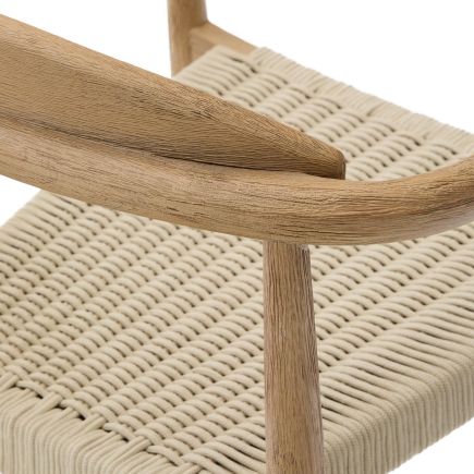 Silla de Exterior Madera ‘Nina’ Crudo