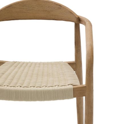 Silla de Exterior Madera ‘Nina’ Crudo