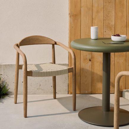 Silla de Exterior Madera ‘Nina’ Crudo