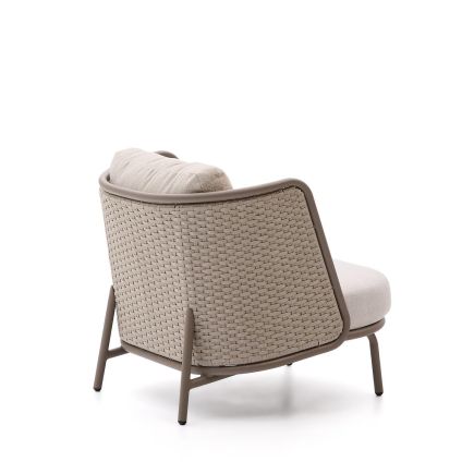 Vista Trasera Sillón de Exterior Sedalis Topo