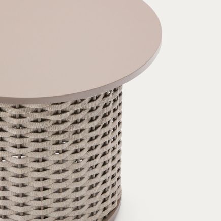 Imagen de Detalle Mesa Auxiliar Exterior Sedalis Topo