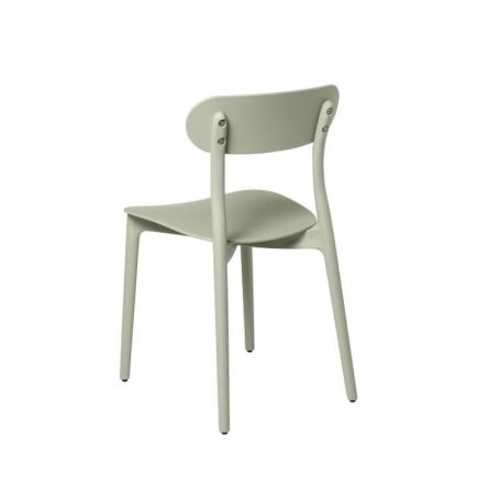 Vista Trasera Silla Comedor Greta Menta