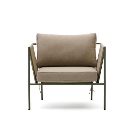 Vista Frontal Sillón de Exterior Zivia