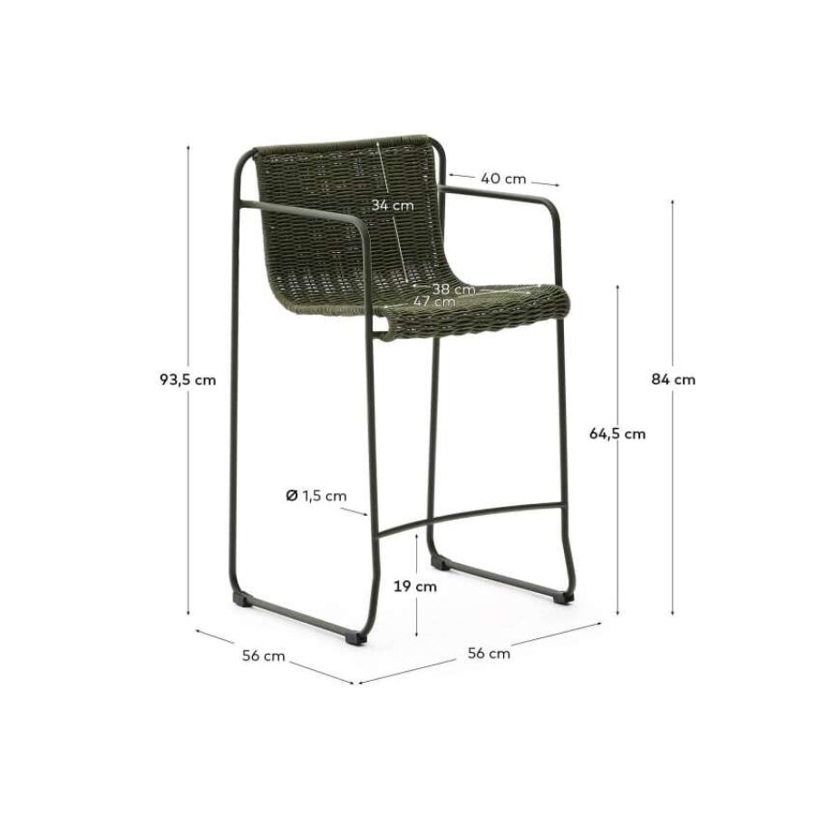 Stackable Outdoor Stool 'Maurina'