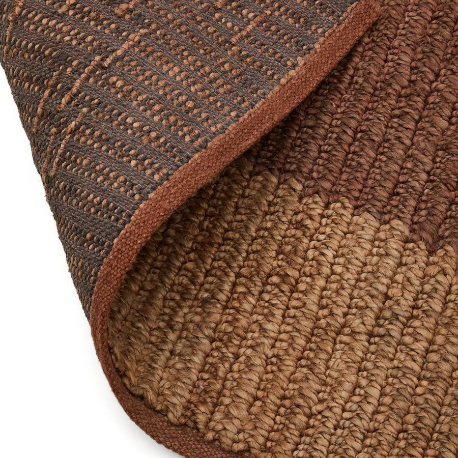 Jute Terracotta rug 'Mandi'