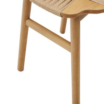 Imagen de Detalle Patas Taburete Cuerda y Madera Enit Bajo