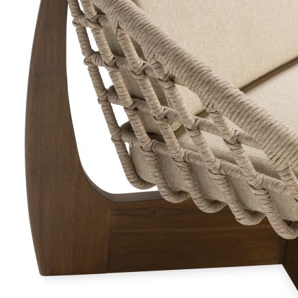 Imagen de Detalle Sillón Blanco Fijo Zlata