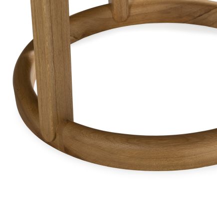 Imagen de Detalle Mesa Comedor Madera Mármol Mirko