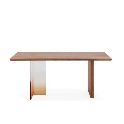 Vista Frontal Mesa Comedor Madera Milena
